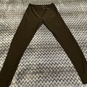 Nike black drawstring leggings, size M